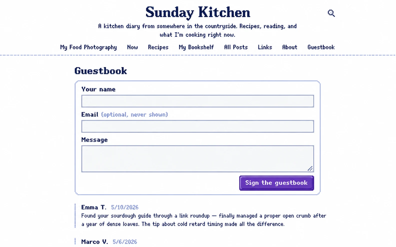 Guestbooks